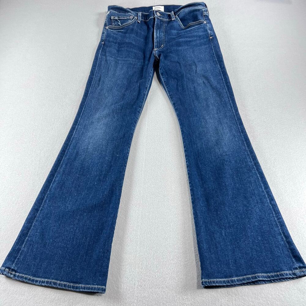 Citizens of Humanity Emannuelle Flare Leg Jeans Medium Wash Womens Size 30 USA